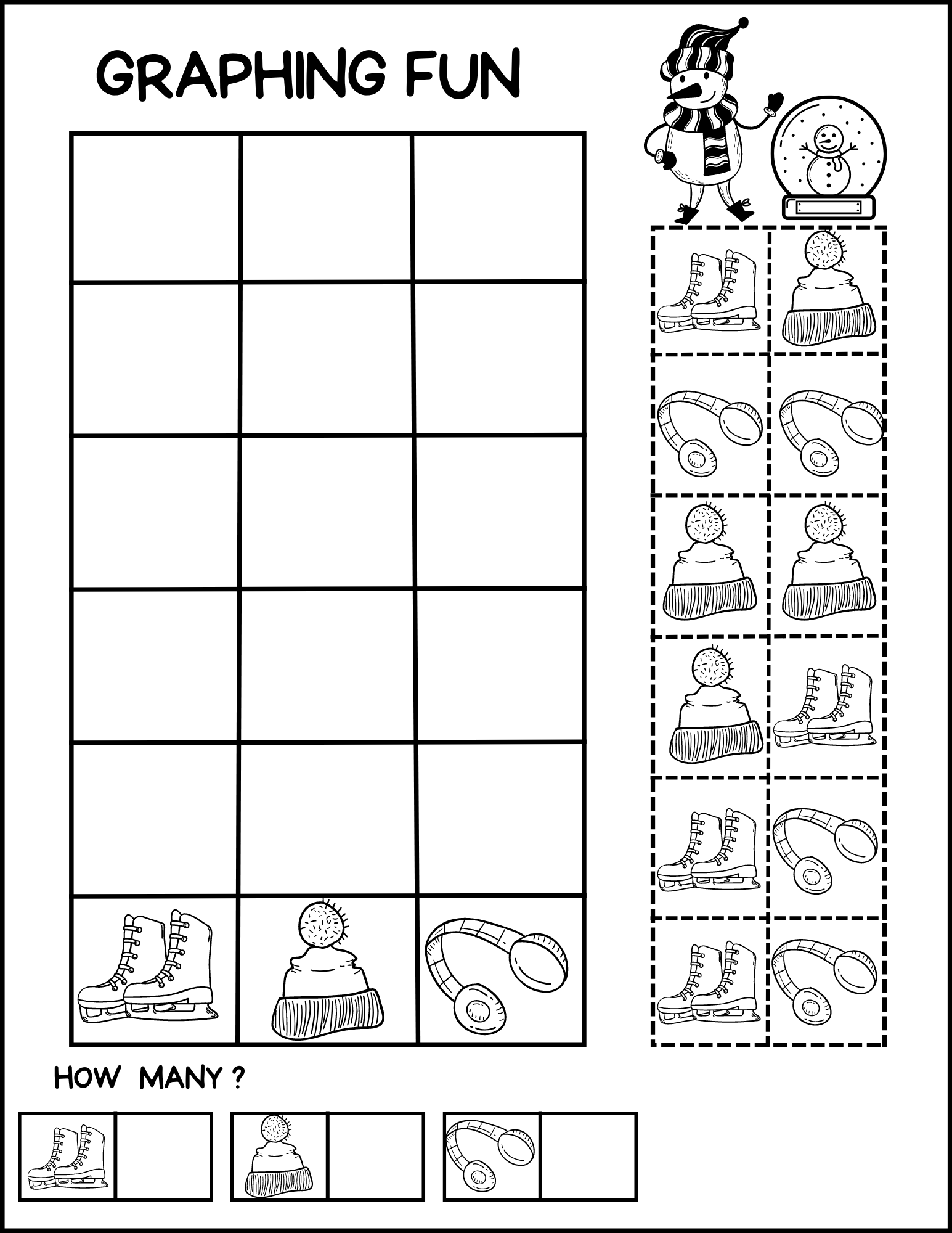Winter Graphing Worksheets Winter Math Kindergarten Graphing Printable Made By Teachers Winter Graphing Worksheets Winter Math Kindergarten Graphing Printable Made By Teachers