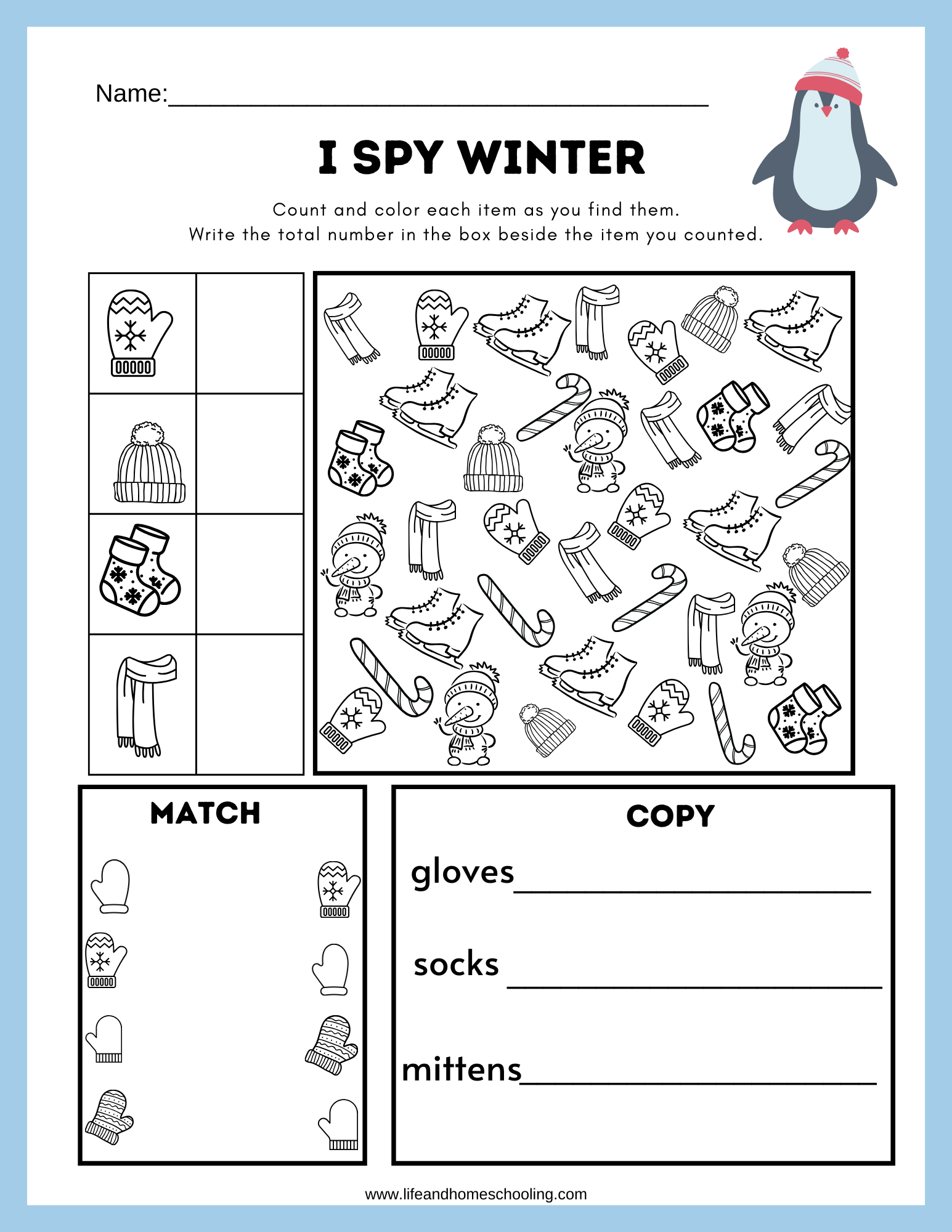 Winter Kindergarten Worksheet Made By Teachers