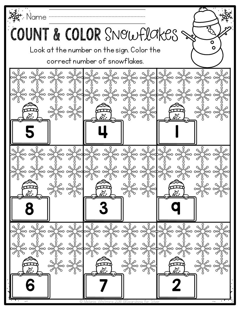 Winter Printables Preschool Made By Teachers