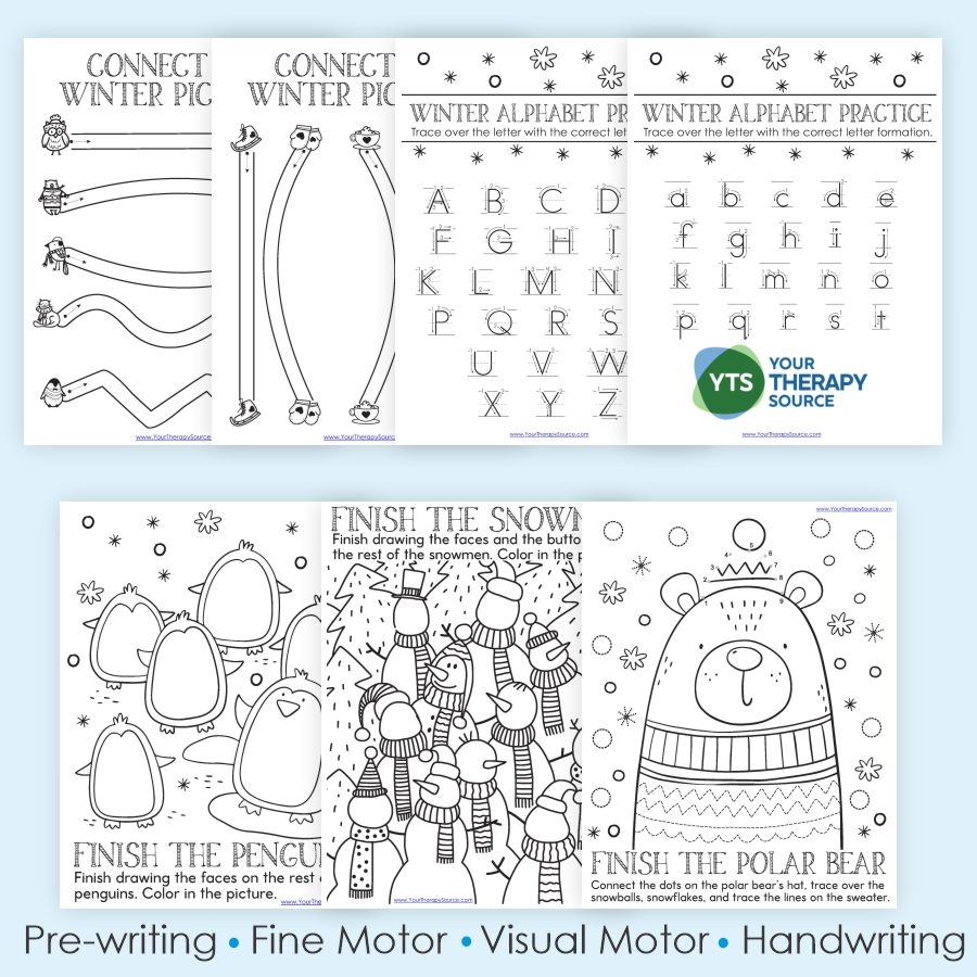 Winter Worksheets For Preschool Free Printables Your Therapy Source Winter Worksheets For Preschool Free Printables Your Therapy Source