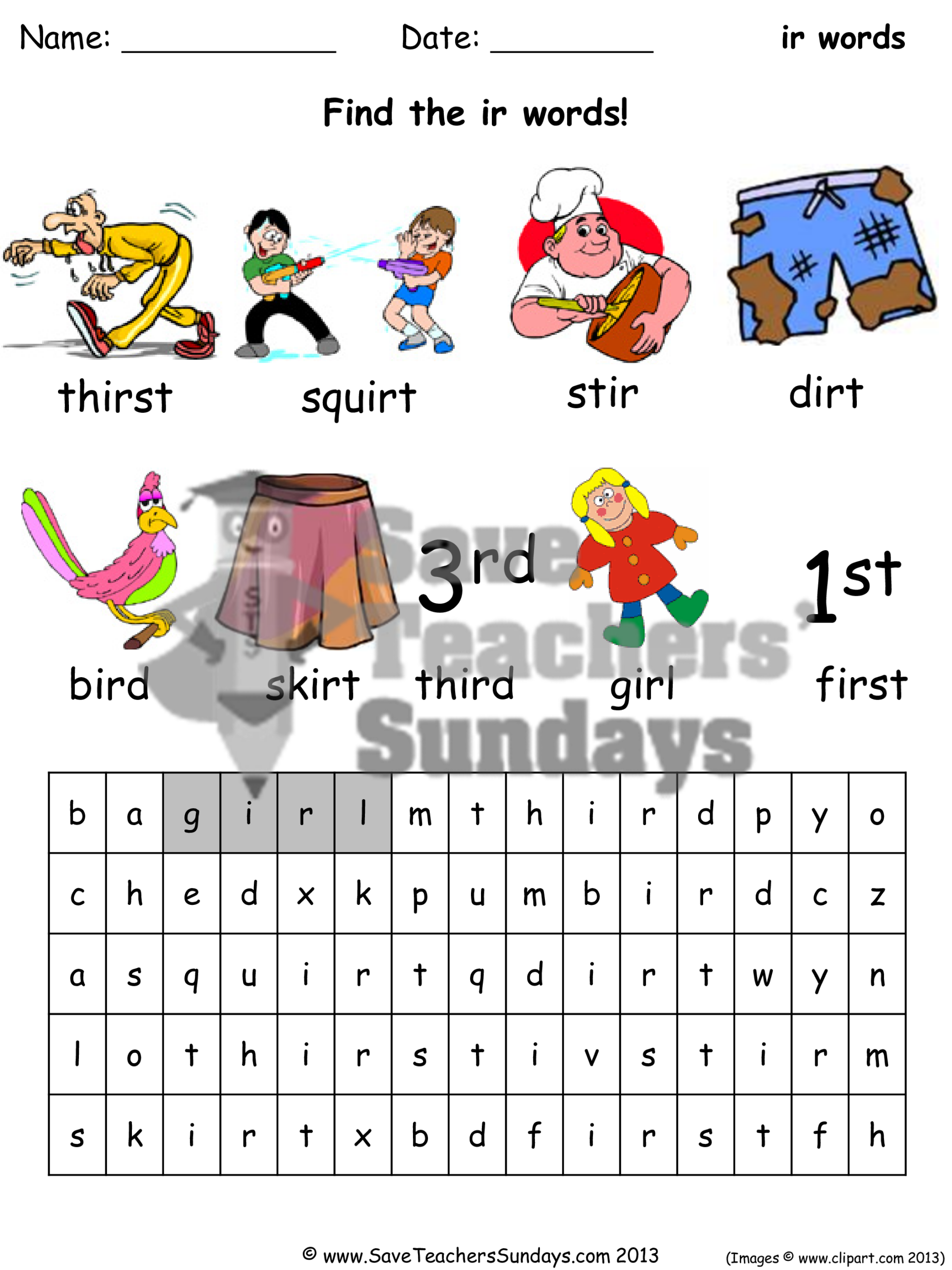Year 1 Ir Worksheets Lesson Plans And Other Primary Teaching Resource
